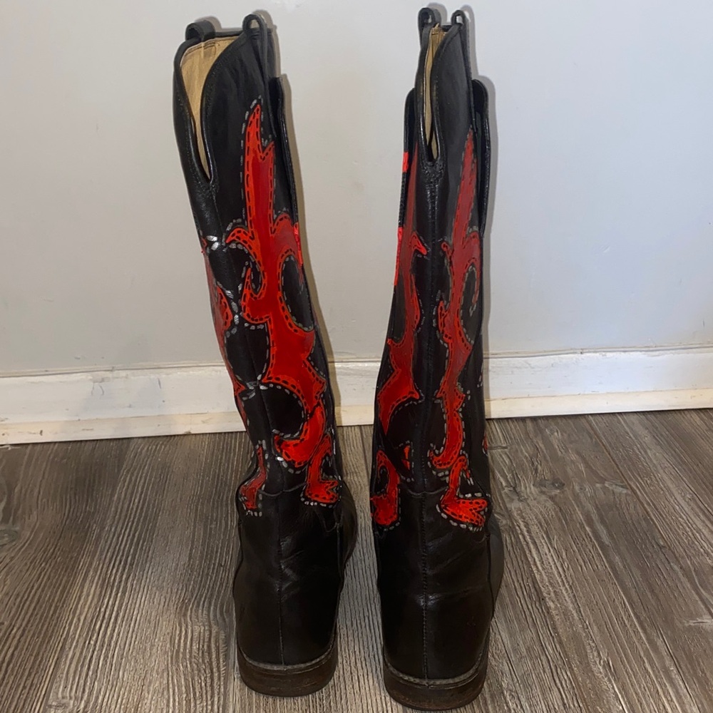 Frye Paige Black Leather Boots – Tall Leather Size 8.5 B - Picture 11 of 17